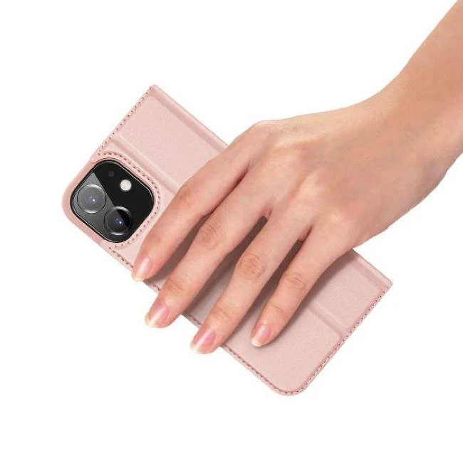 Dėklas DUX DUCIS SKIN PRO CASE WITH FLAP IPHONE 12 MINI Rožinis