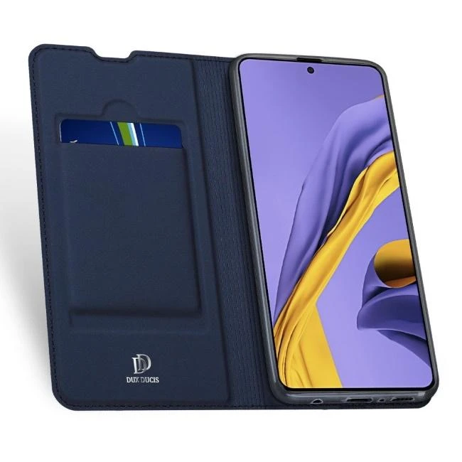 Dux Ducis Skin Pro dėklas skirtas Samsung A515 A51, tamsiai mėlynas