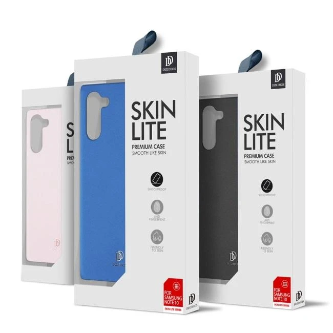 Dux Ducis Skin Lite dėklas skirtas Samsung Note 10, juodas