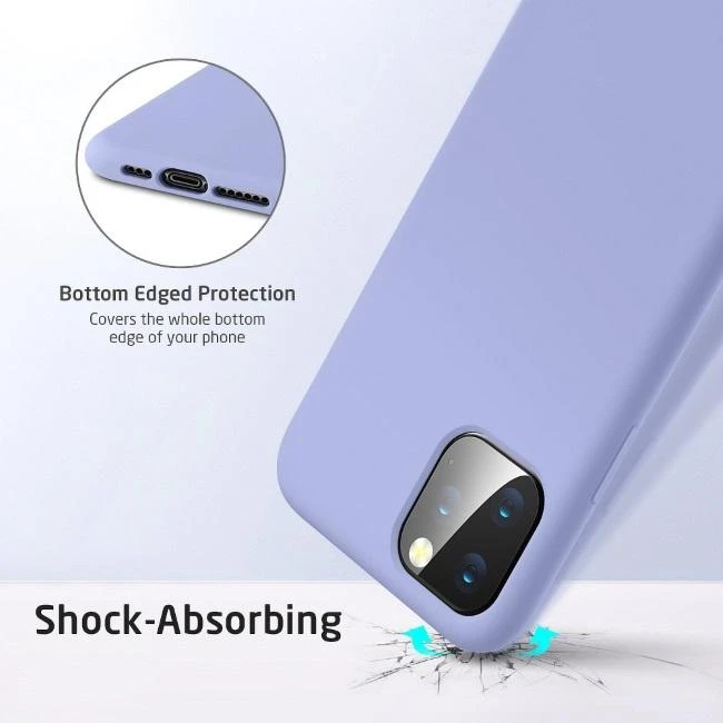 Dėklas ESR Yippee TPU minkštas galinis dangtelis skirtas Apple iPhone 11 Pro Violetinė