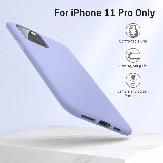 Dėklas ESR Yippee TPU minkštas galinis dangtelis skirtas Apple iPhone 11 Pro Violetinė