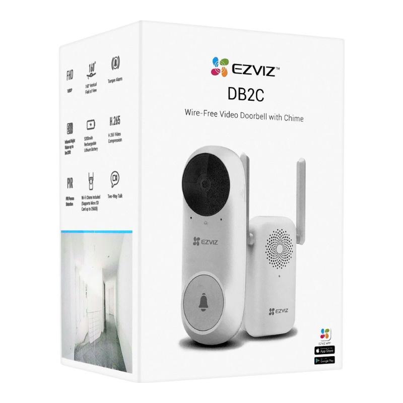 EZVIZ belaidis durų skambutis CS-DB2 (5 MP)
