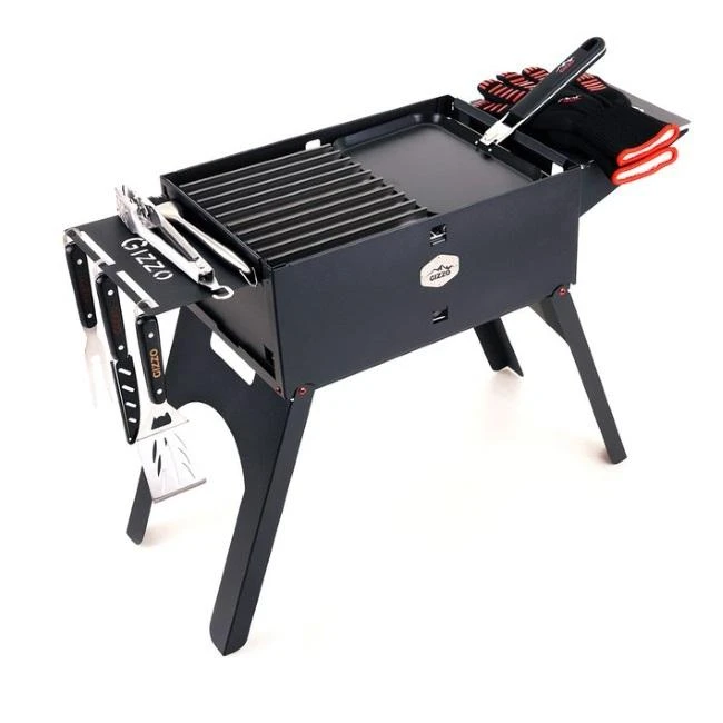 Gizzo Grill Full Set - sulankstoma lauko kepsninė / šašlykinė