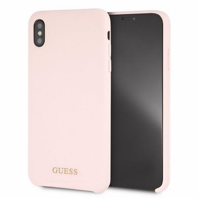 Dėklas Guess GUHCI65LSGLLP iPhone Xs Maxlight pink/šviesiai rausva hard case Silicone