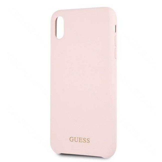 Dėklas Guess GUHCI65LSGLLP iPhone Xs Maxlight pink/šviesiai rausva hard case Silicone