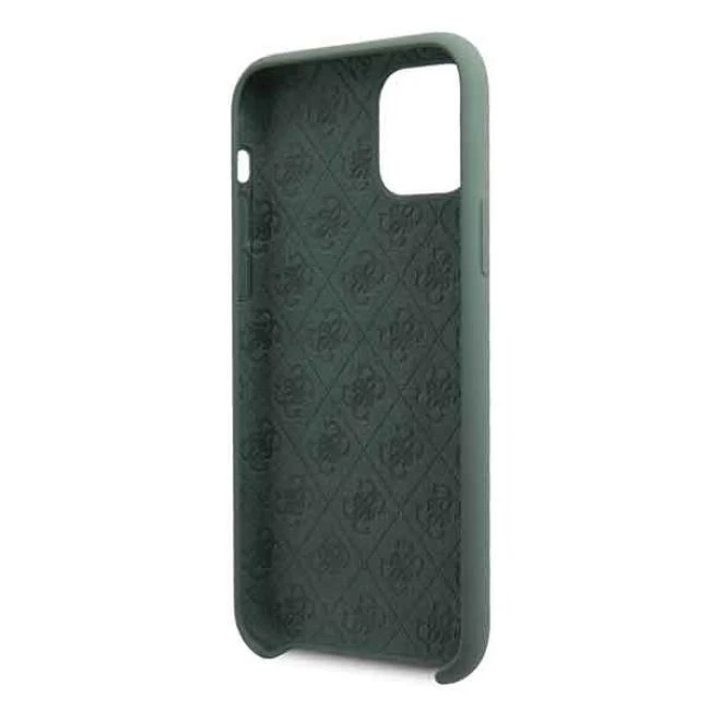 Dėklas GUESS HARD CASE SILICONE 4G TONE ON TONE GUHCN65LS4GKA IPHONE 11 PRO MAX KAKI