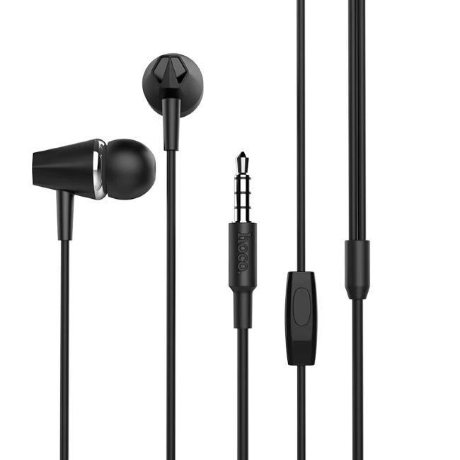 Wire ausinės Jack 3,5 mm Hoco M34 juodas