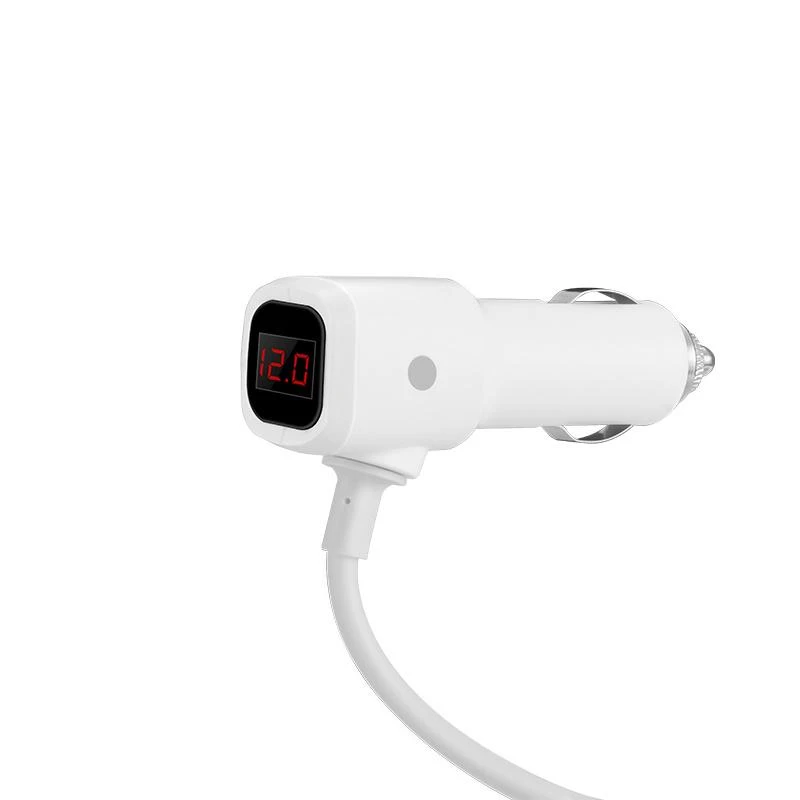 Automobilinis įkroviklis-šakotuvas Hoco Z13 su 2 USB jungtimi ir trimis jungtimis