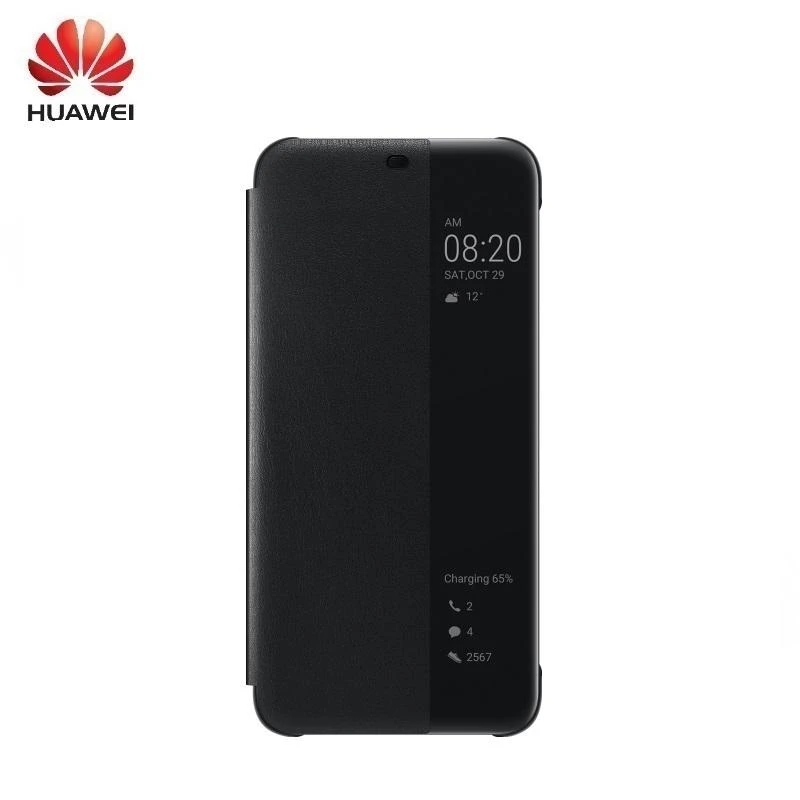 Dėklas Huawei Mate 20 Lite Smart View Flip Cover Juodas