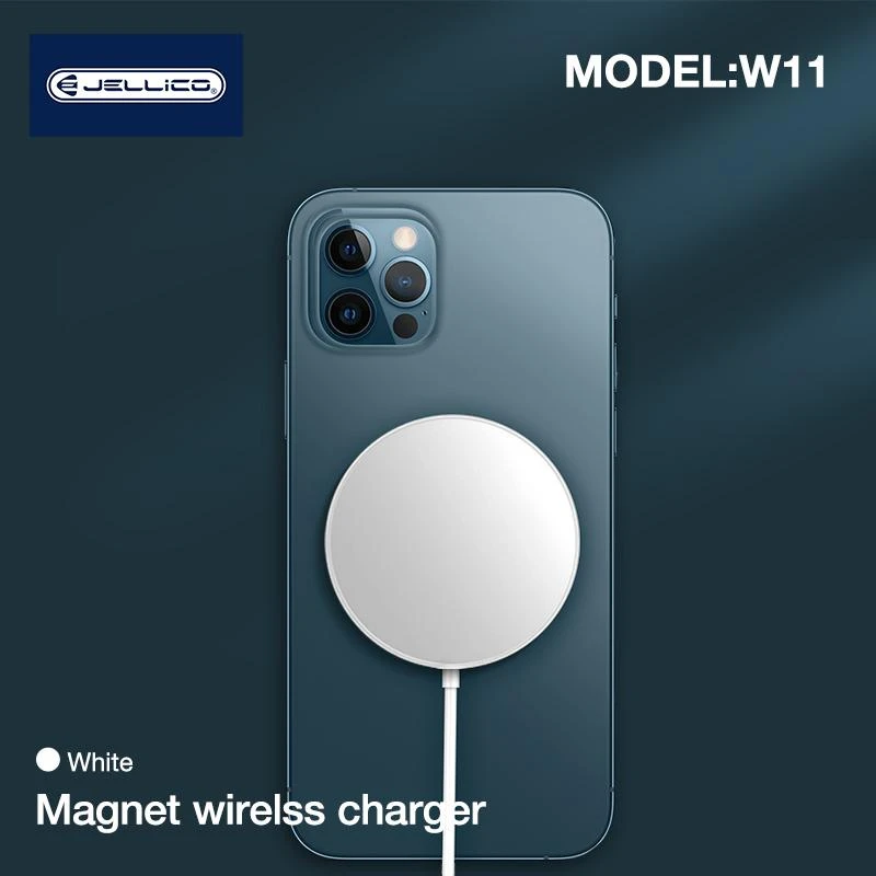 Ikaku JELLICO belaidis įkroviklis MagSafe W11 15W Baltas