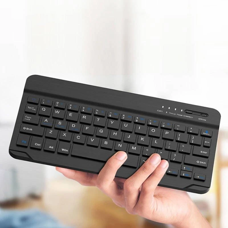 Kaku KSC-339 10 colių Bluetooth belaidė klaviatūra, skirta iOS / Android / Windows įrenginiams / Juodas