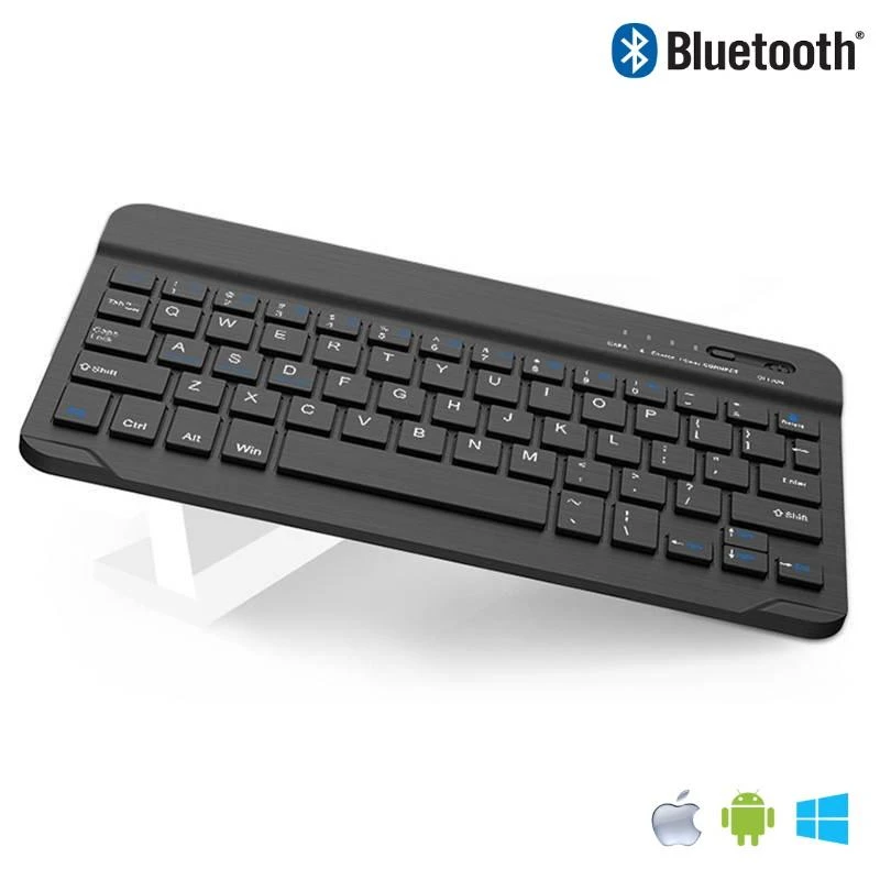 Kaku KSC-339 10 colių Bluetooth belaidė klaviatūra, skirta iOS / Android / Windows įrenginiams / Juodas
