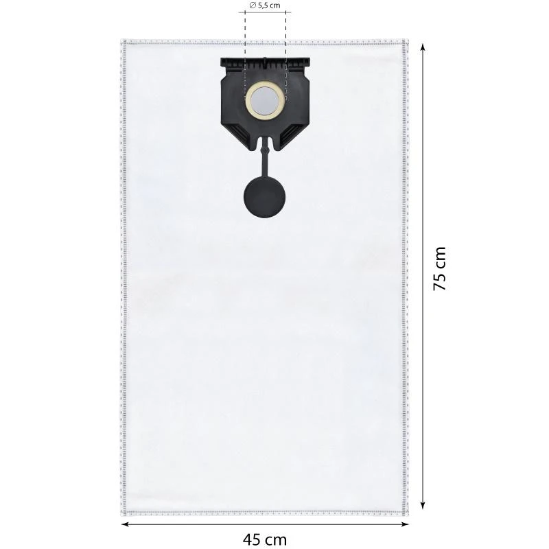 Invest Eco Synthetic Dulkių siurblių maišeliai Karcher NT 40/1 Tact Te L NT 50/1 Tact Te L (5vnt.) pakeisti 2.889-155.0