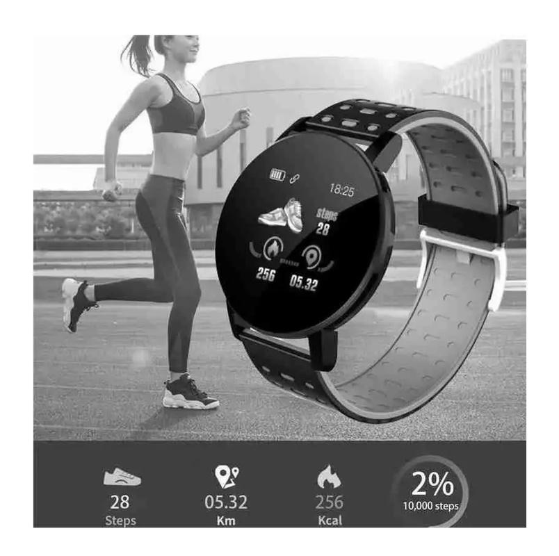 Išmanusis laikrodis iWear M9 Round Smart Fit, Juodos spalvos