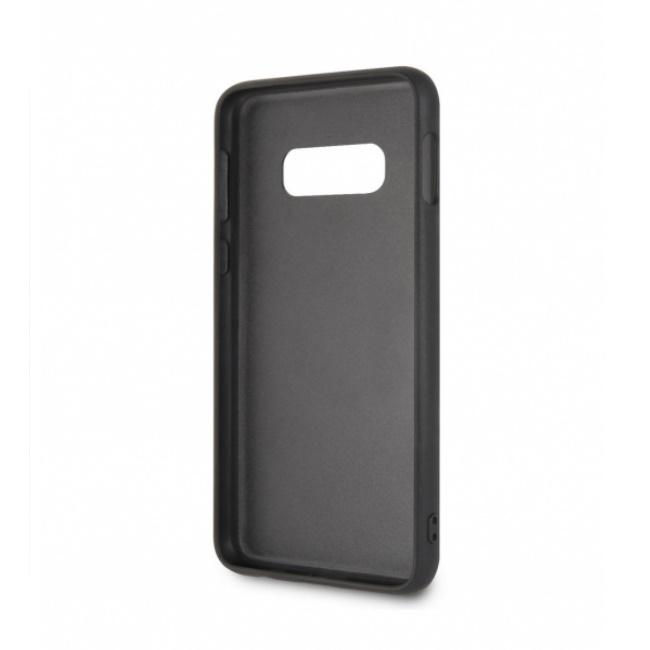 Dėklas Karl Lagerfeld KLHCS10LIKPUBK S10e G970 hardcase juoda/juodas Iconic Karl Embossed