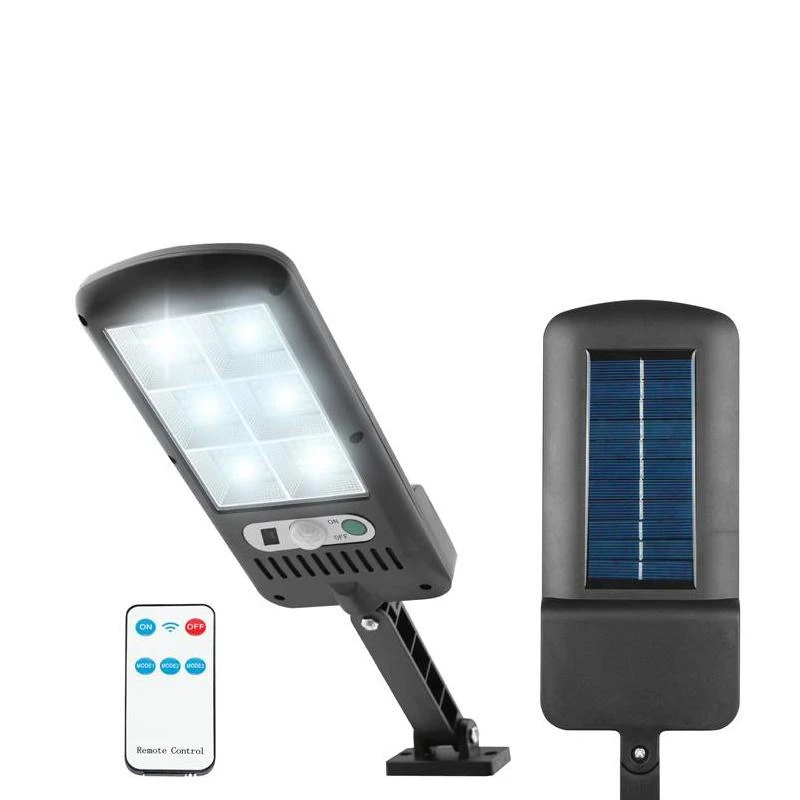 Sieninis šviestuvas Oem Lamex Saulės lempa LTC 120-LED SMD 24W 1800lm 1800mAh + RC