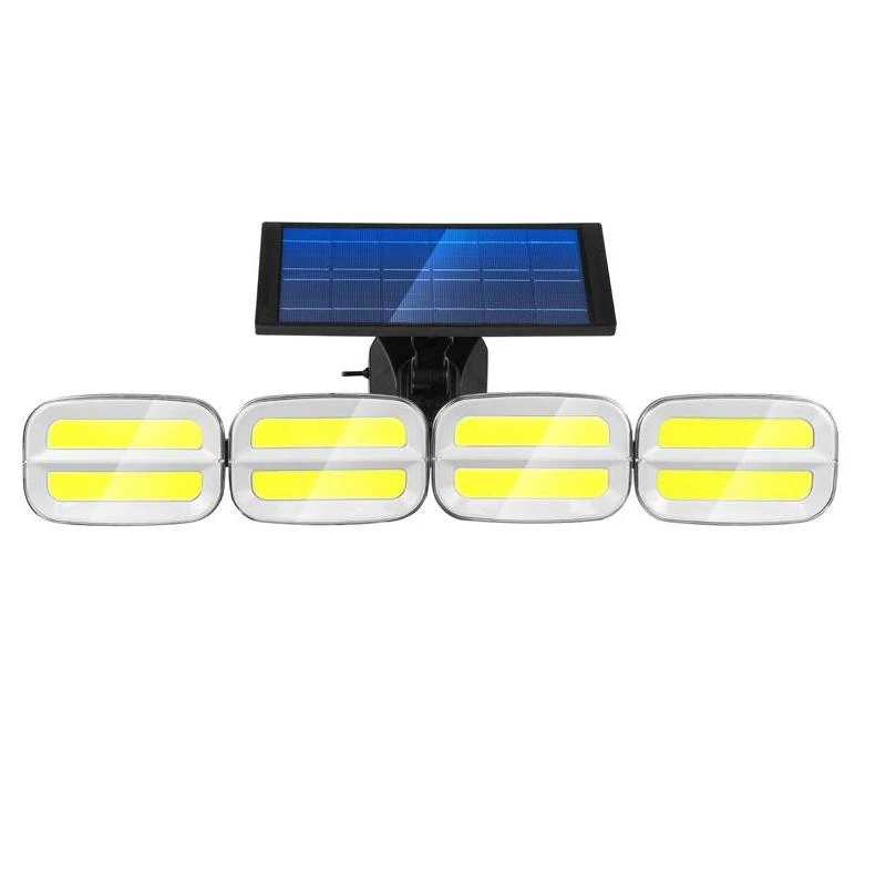 Sieninis šviestuvas Forever Telforceone Sieninė saulės lempa su reguliavimu ir nuotoliniu 8 LED COB 800lm PIR IP65 4800mAh