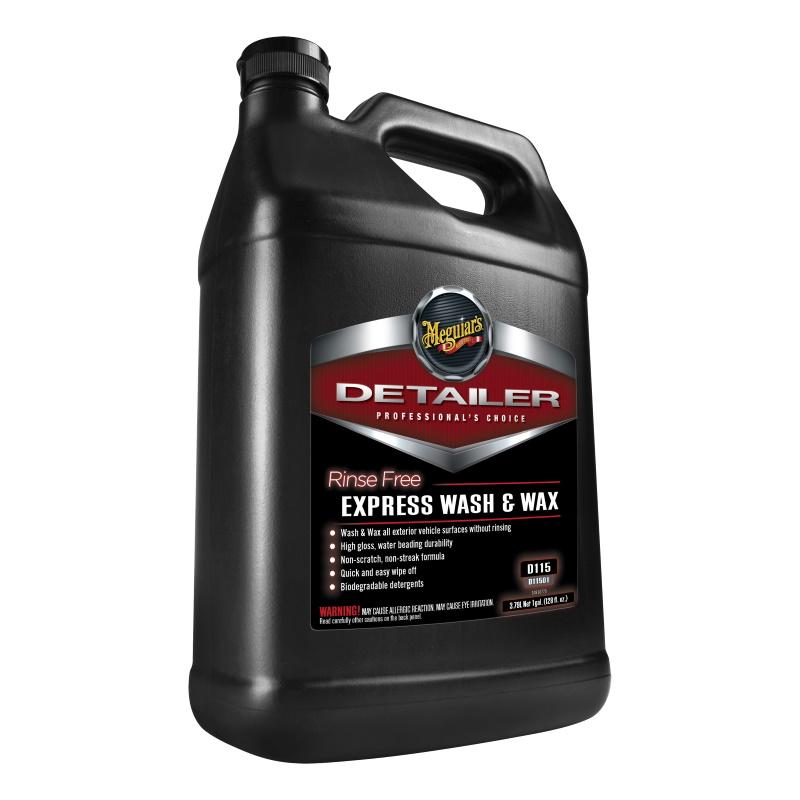 EXPRESS Meguiars D11501 nemokamas skalavimo bevandenis greitas plovimo ir vaško tirpalas, skirtas naudoti su Purškiklis 3,78L (JAV)