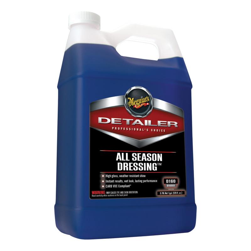 Meguiars D16001 viso sezono tvarsliava, skirta juodai blizginti išorinėms plastikinėms ir padangų dalims, naudojamoms su Purškiklis 3,78L (JAV)