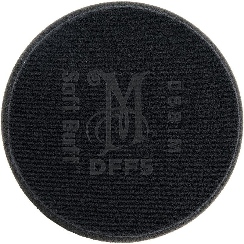 Meguiars DFF5 PRO 5 colių 125 mm minkštas Buff DA (dviejų veiksmų) putplasčio apdorojimo diskas – universalus su lipniu tvirtinimu bet poliruokliui (JAV)