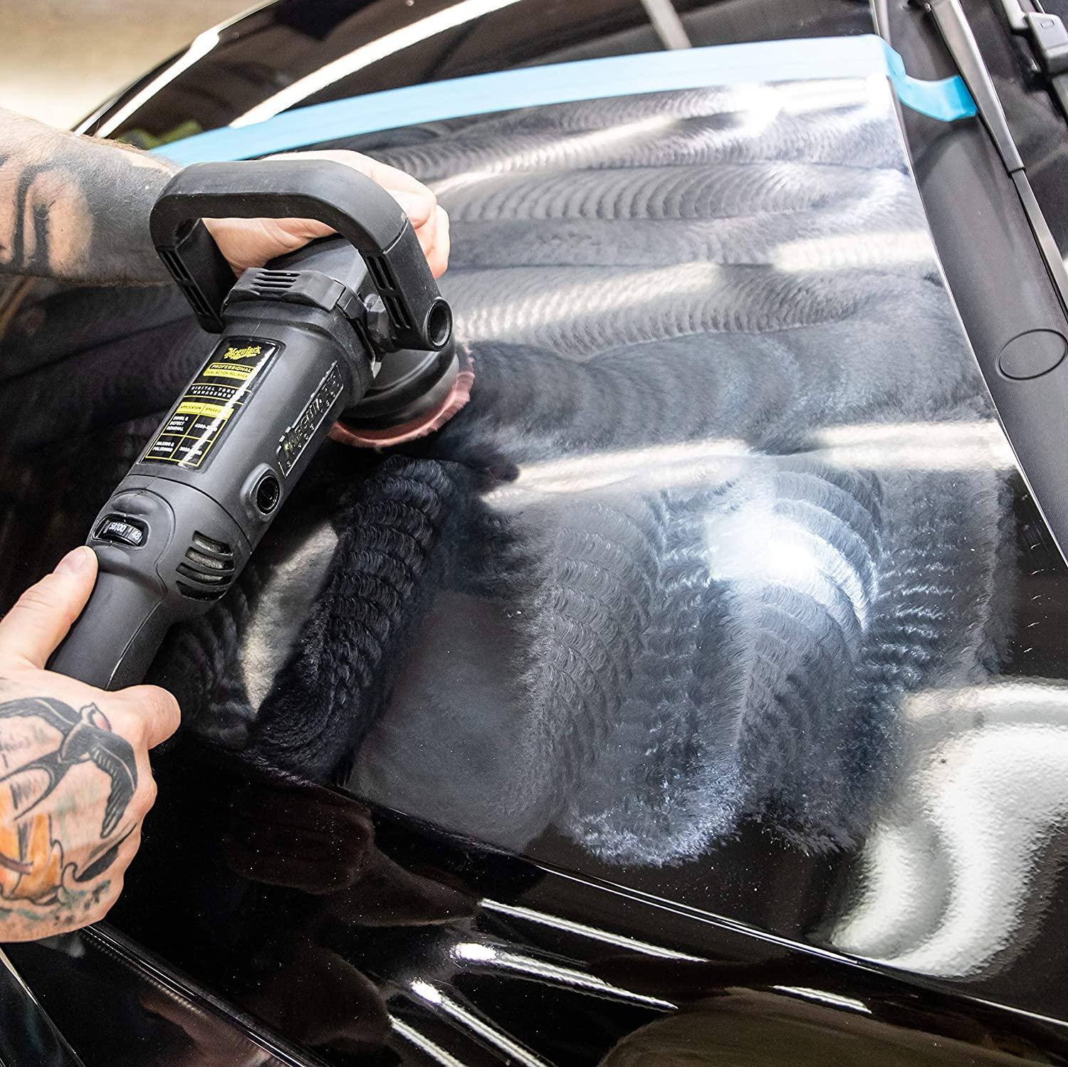 Meguiars DMC3 PRO 3'' 76 mm minkšto mikropluošto pjovimo poliravimo diskas (2 vnt) – universalus su lipniu tvirtinimu bet kokiam poliruokliui (JAV)