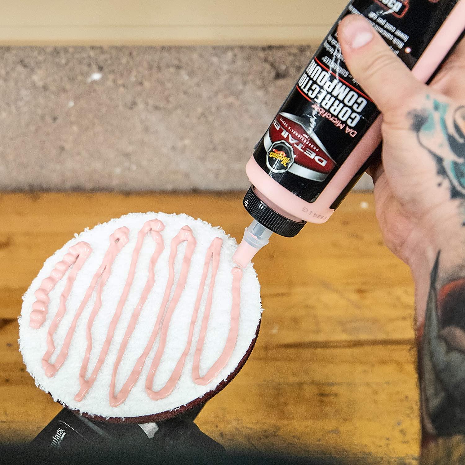 Meguiars DMC6 PRO 6'' 150 mm minkšto mikropluošto pjovimo poliravimo diskas (2 vnt) – universalus su lipniu tvirtinimu bet kokiam poliruokliui (JAV)
