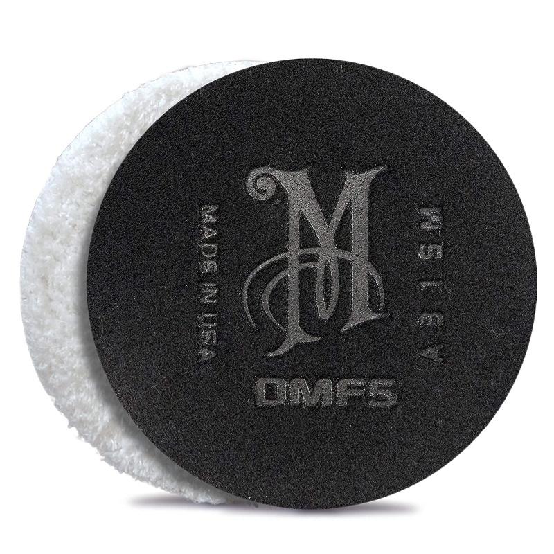 Meguiars DMF5 PRO 5'' 125 mm minkšto mikropluošto apdailos poliravimo diskas (2 vnt) – universalus su lipniu tvirtinimu bet kokiam poliruokliui (JAV)