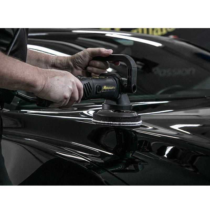 Meguiars DMF5 PRO 5'' 125 mm minkšto mikropluošto apdailos poliravimo diskas (2 vnt) – universalus su lipniu tvirtinimu bet kokiam poliruokliui (JAV)