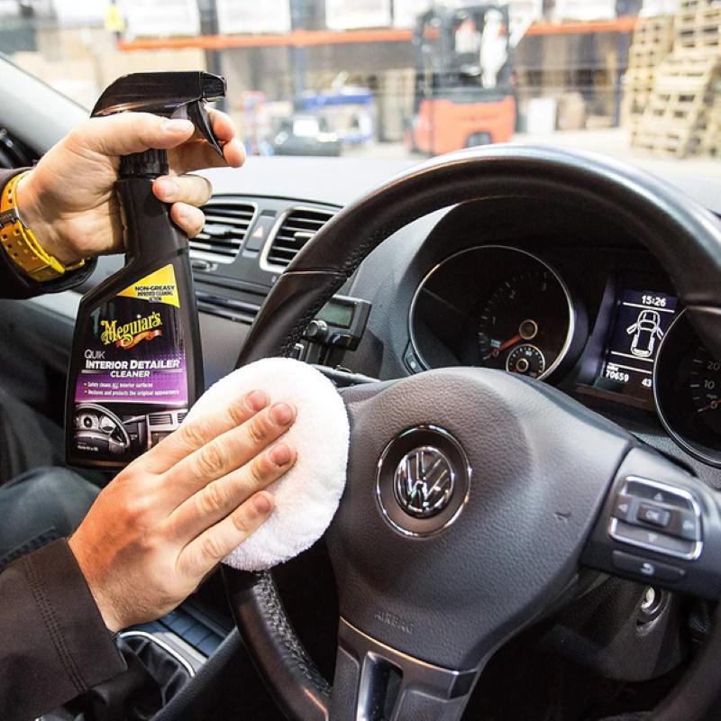 Meguiars G13616 greitas salono detalių valiklis iš plastikinės odos gumos LCD greitas ir saugus (473 ml) (JAV)