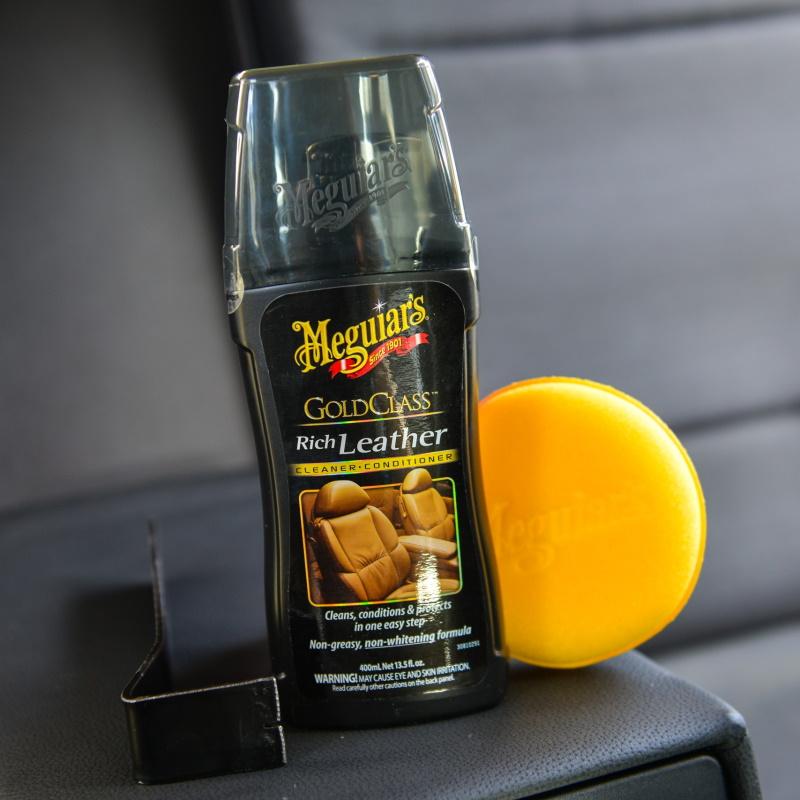 Easy Meguiars G17914 Gold Class Leather Cleaner $ Kondicionierius su Care Protect pašalina nešvarumus vienu paprastu žingsniu (400 ml) JAV)