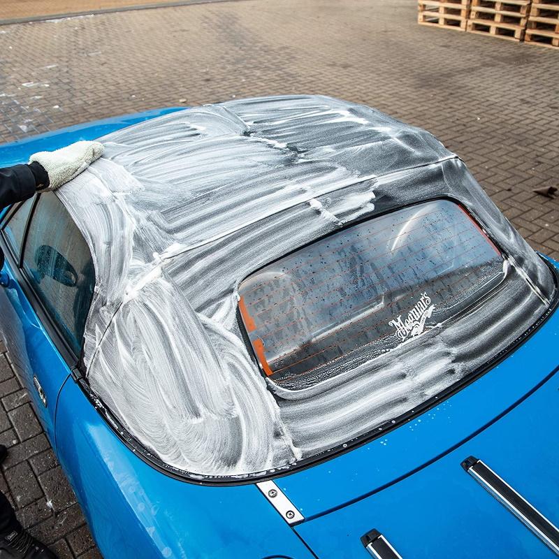 Meguiars G2016EU saugus ir gilus purvas valantis kabrioleto kabrioleto stogo audinių valiklis 473 ml (JAV)