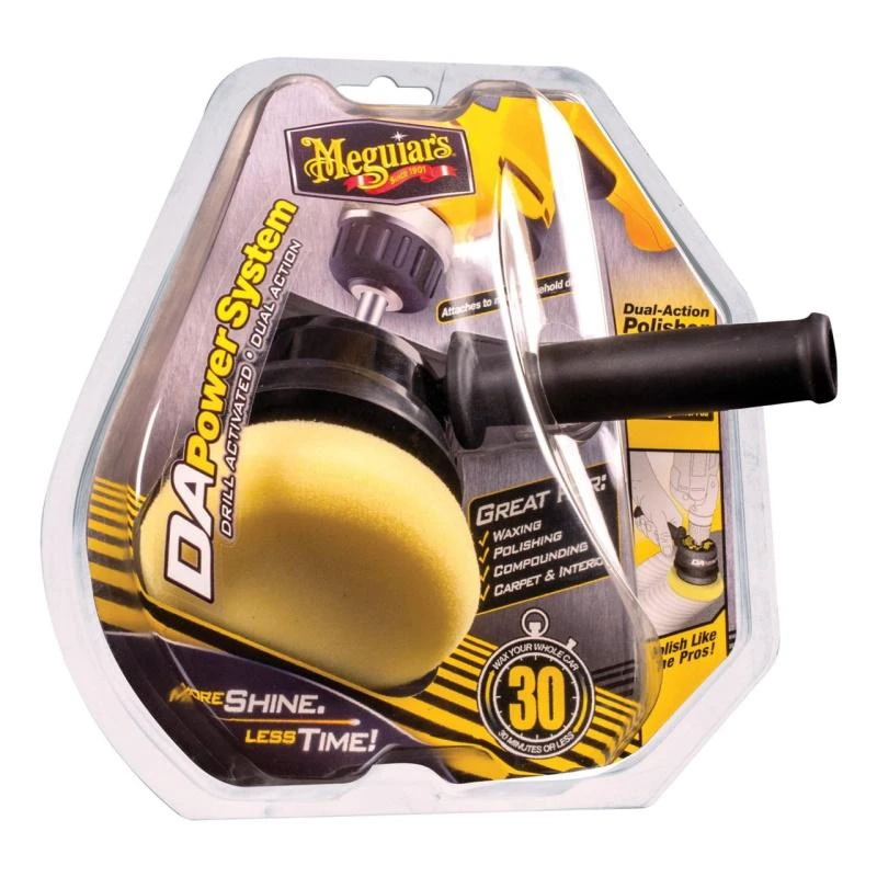 Meguiars G3500INT D/A dvigubo veikimo 4 colių maitinimo skirtas sistemos poliravimo įrenginys, bet kokiam elektriniam gręžtuvui (JAV)