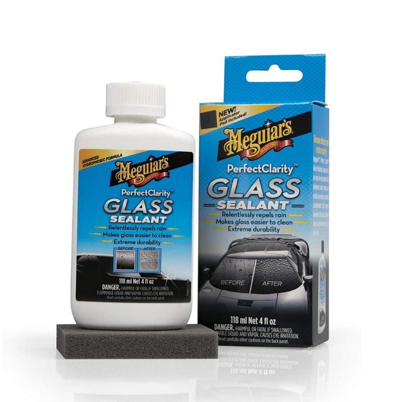Lasting Meguiars G8408 Perfect Clarity stiklo valiklis ir ilgalaikis poliravimo 710 ml purškiklis (JAV) (1)