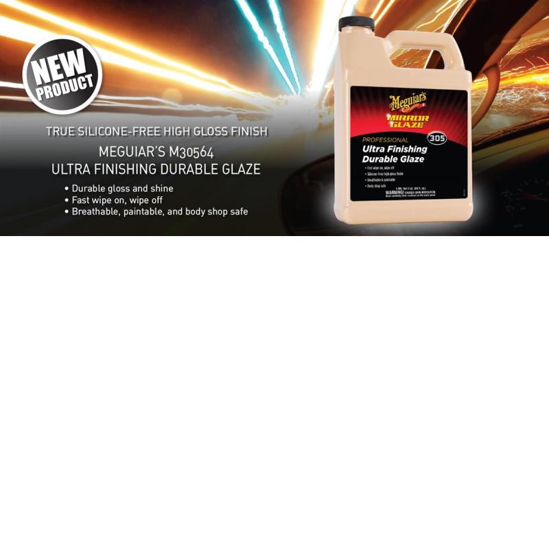 Meguiars M30564 Mirror Glaze Ultra Finishing Patvari glazūra Skystas be silikono hi gloss, puikiai tinka po skausmo (3,78L) (JAV)