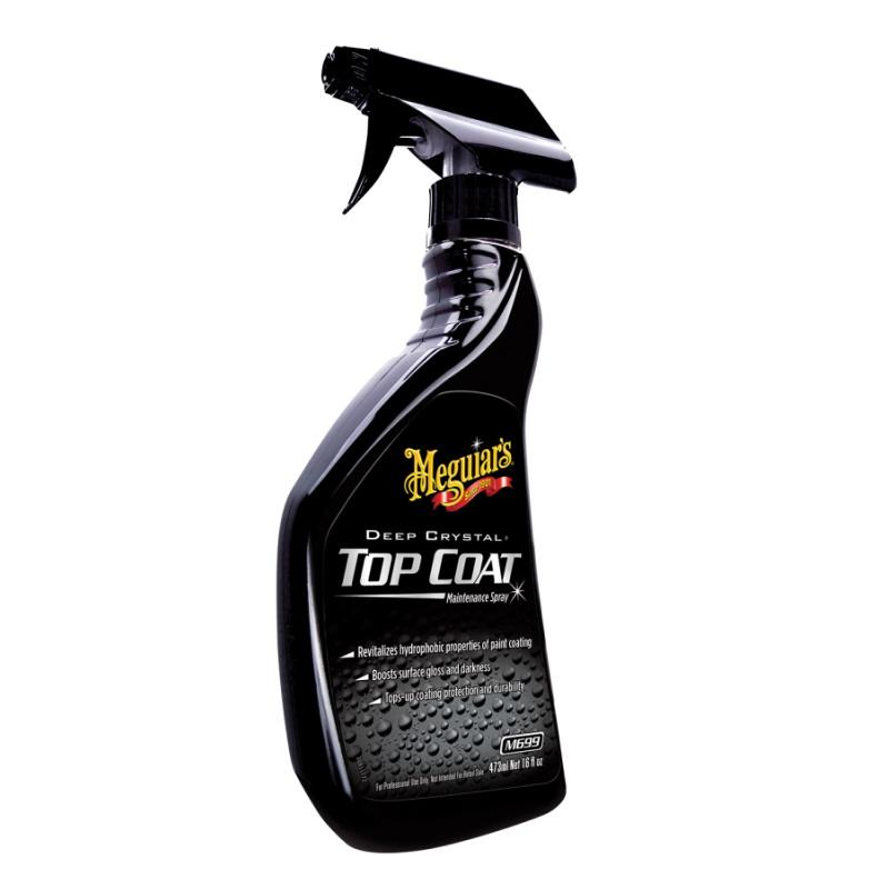 Meguiars M69916 Top Coat Maintenance Finishing Purškiklis dažams nuo UV ir vandens apsaugai gilaus kristalo blizgesio (473ml) (JAV)