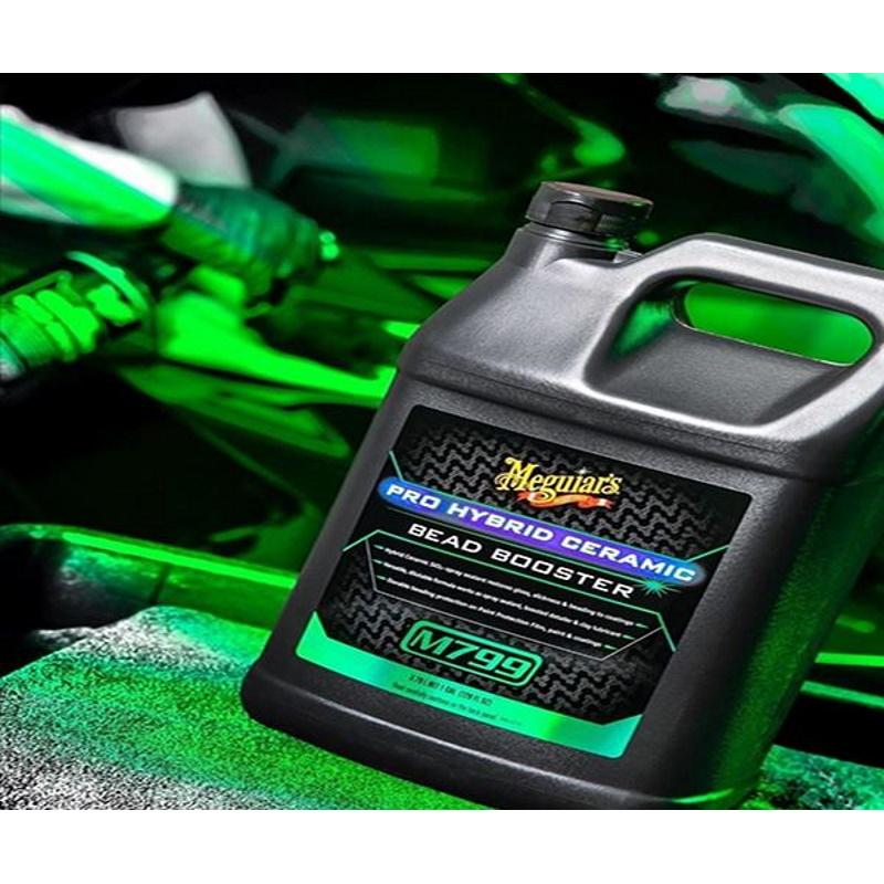 Meguiars M79901 Pro Ceramic Bead Booster, skirtas išlaikyti keramines Si02 dangas, atkuria blizgesį ir glotnumą (3,78 l) (JAV)
