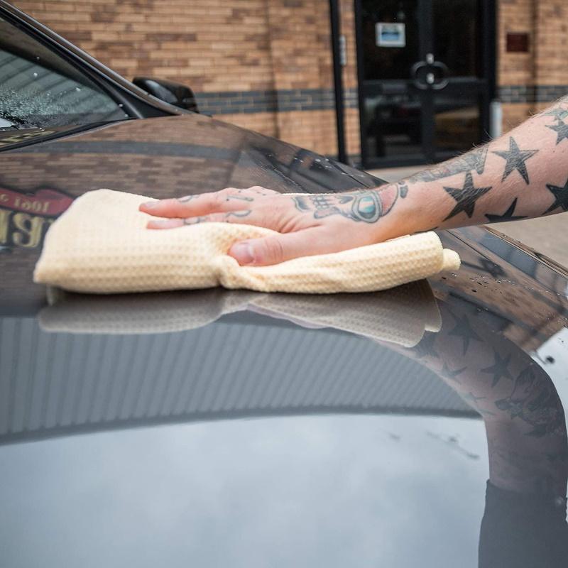 Meguiars X2000EU vandens magnetinis džiovinimo rankšluostis super vandenį sugeriantis be dėmių (1vnt) 55x76cm (JAV))
