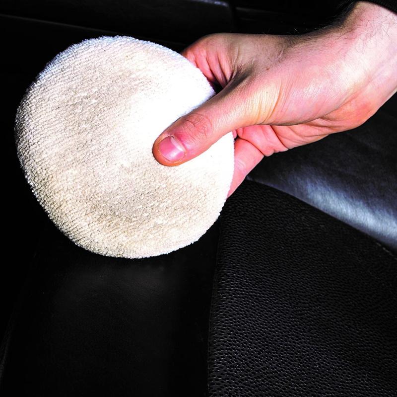 Meguiars X3080EU Even Coat mikropluošto aplikatoriaus pagalvėlės 5'' (127 mm) Idealiai tinka itin smulkiam poliravimui (2 vnt.) JAV)
