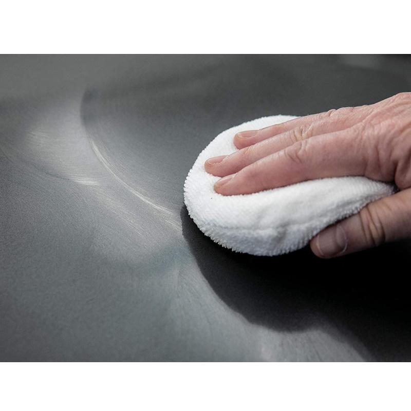 Meguiars X3080EU Even Coat mikropluošto aplikatoriaus pagalvėlės 5'' (127 mm) Idealiai tinka itin smulkiam poliravimui (2 vnt.) JAV)