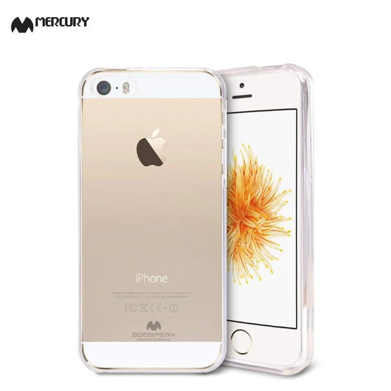 „Mercury“ skaidrus želė dėklas Apple iPhone 5/5S/SE