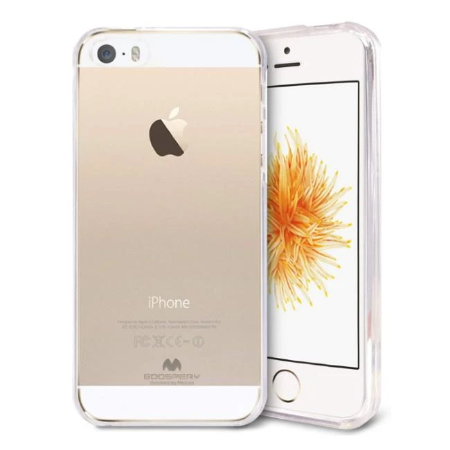 „Mercury“ skaidrus želė dėklas Apple iPhone 5/5S/SE