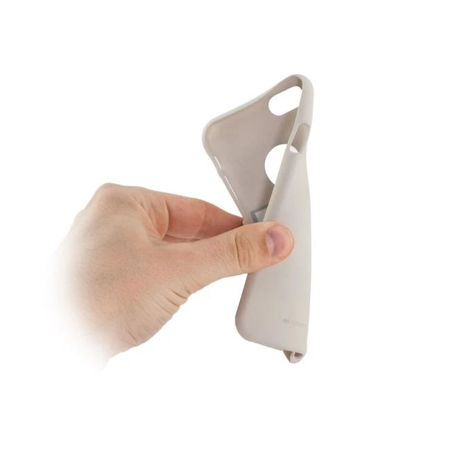 Dėklas „Mercury Soft Apple iPhone 11 Pro Max“ smėlio spalvos akmens spalvos