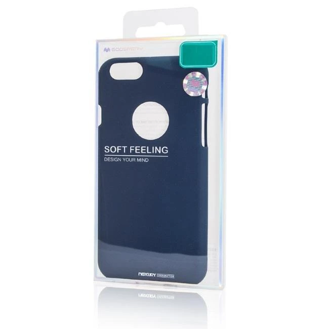 Dėklas Mercury Soft Jelly Case Apple iPhone 11 tamsiai mėlynas