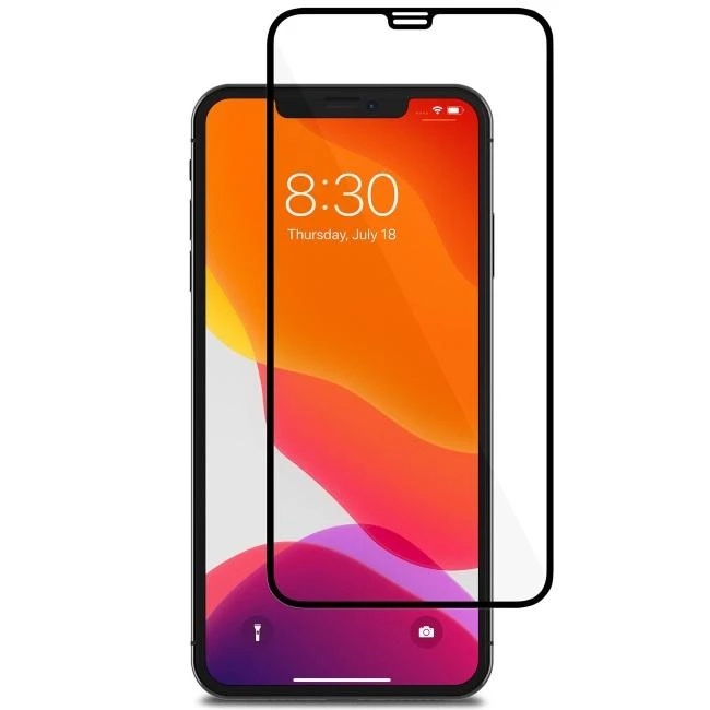 LCD apsauginis stiklas MyScreen Diamond Edge Full Glue Apple iPhone XS Max/11 Pro Max juodas