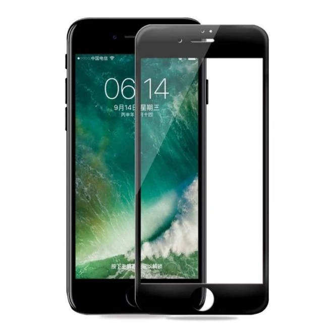 MyScreen Riposo Apsauginis stiklas „Diamond“ įvairiems iPhone ir Samsung Galaxy telefonų modeliams, juodas IPHONE 7/8/SE(2020)