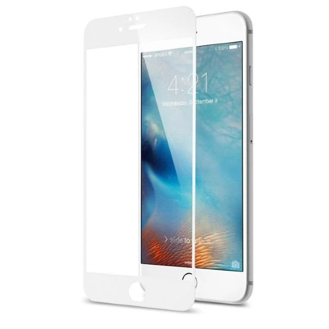 LCD apsauginis stikliukas MyScreen Diamond Edge Full Glue Apple iPhone 7/8/SE2 baltas