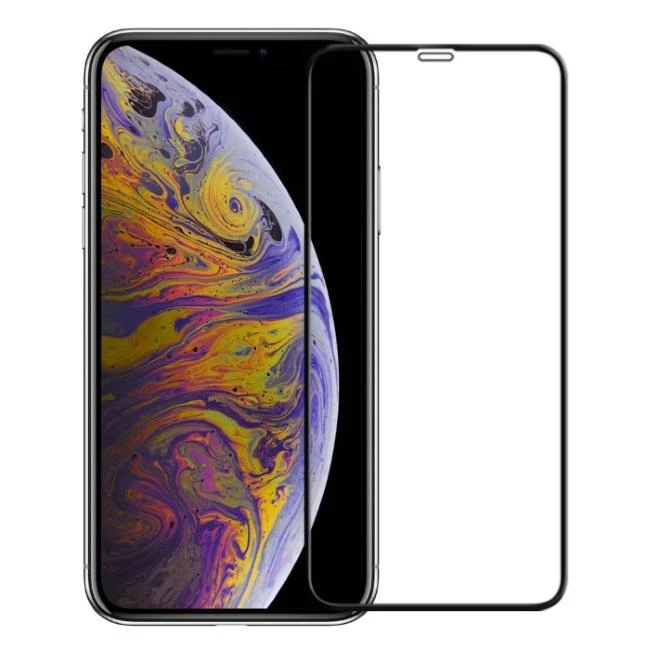 LCD apsauginis stikliukas MyScreen Diamond Edge Full Glue Apple iPhone XR/11 juodas