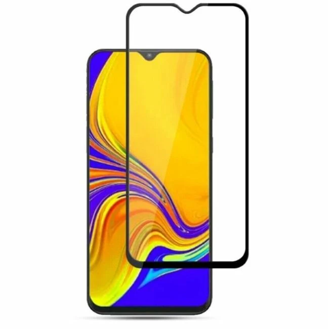 LCD apsauginis stikliukas MyScreen Diamond Edge Full Glue Samsung A505 A50/A507 A50s/A307 A30s / A305 A30 juodas