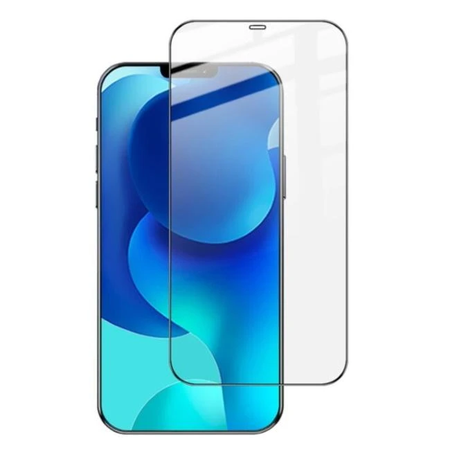LCD apsauginis stikliukas MyScreen Diamond Edge Full Glue Apple iPhone 12 mini juodas