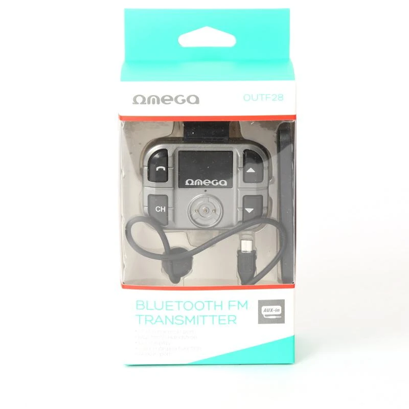 Omerga FM bangu moduliatorius Omega OUTF28 (AUX, SD, USB, LCD)